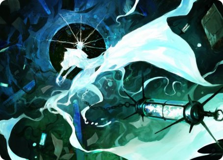 Thirst for Discovery Art Card [Innistrad: Crimson Vow Art Series] | The CG Realm