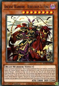 Ancient Warriors - Rebellious Lu Feng [BLVO-EN025] Super Rare | The CG Realm