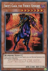 Swift Gaia the Fierce Knight (Secret) [SBCB-EN005] Secret Rare | The CG Realm