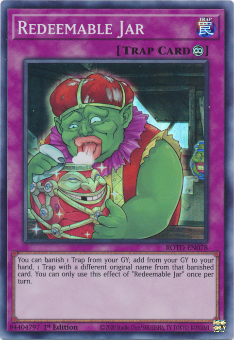 Redeemable Jar [ROTD-EN078] Super Rare | The CG Realm