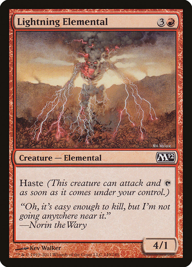 Lightning Elemental [Magic 2012] | The CG Realm