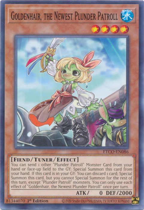Goldenhair, the Newest Plunder Patroll [ETCO-EN086] Common | The CG Realm