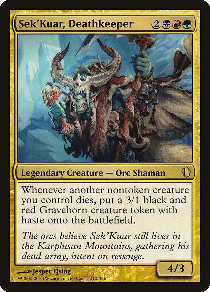Sek'Kuar, Deathkeeper [Commander 2013] | The CG Realm