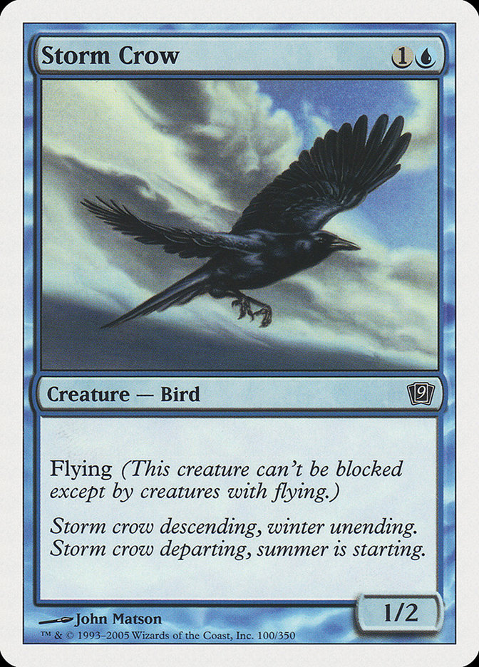 Storm Crow [Ninth Edition] | The CG Realm