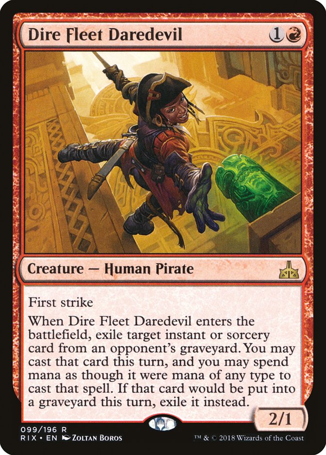 Dire Fleet Daredevil [Rivals of Ixalan] | The CG Realm