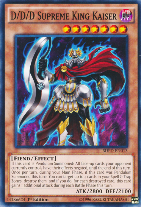 D/D/D Supreme King Kaiser [SDPD-EN013] Common | The CG Realm