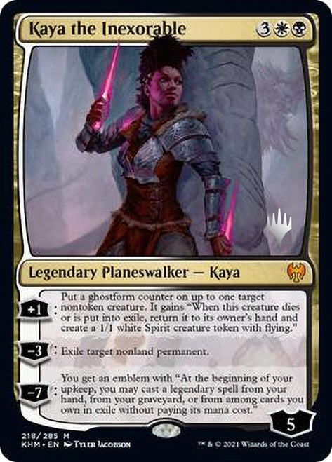 Kaya the Inexorable (Promo Pack) [Kaldheim Promos] | The CG Realm