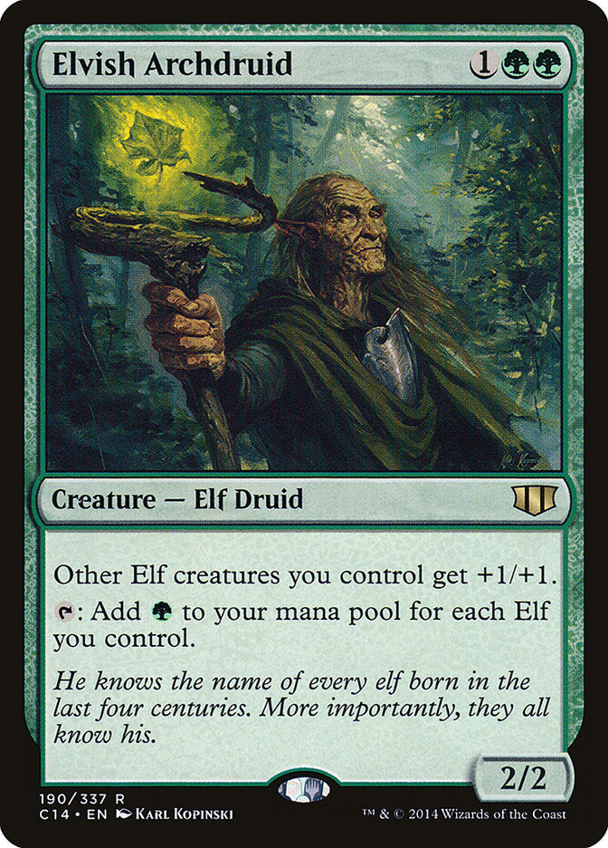 Elvish Archdruid [Commander 2014] | The CG Realm