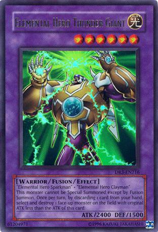 Elemental Hero Thunder Giant [DR3-EN216] Ultra Rare | The CG Realm