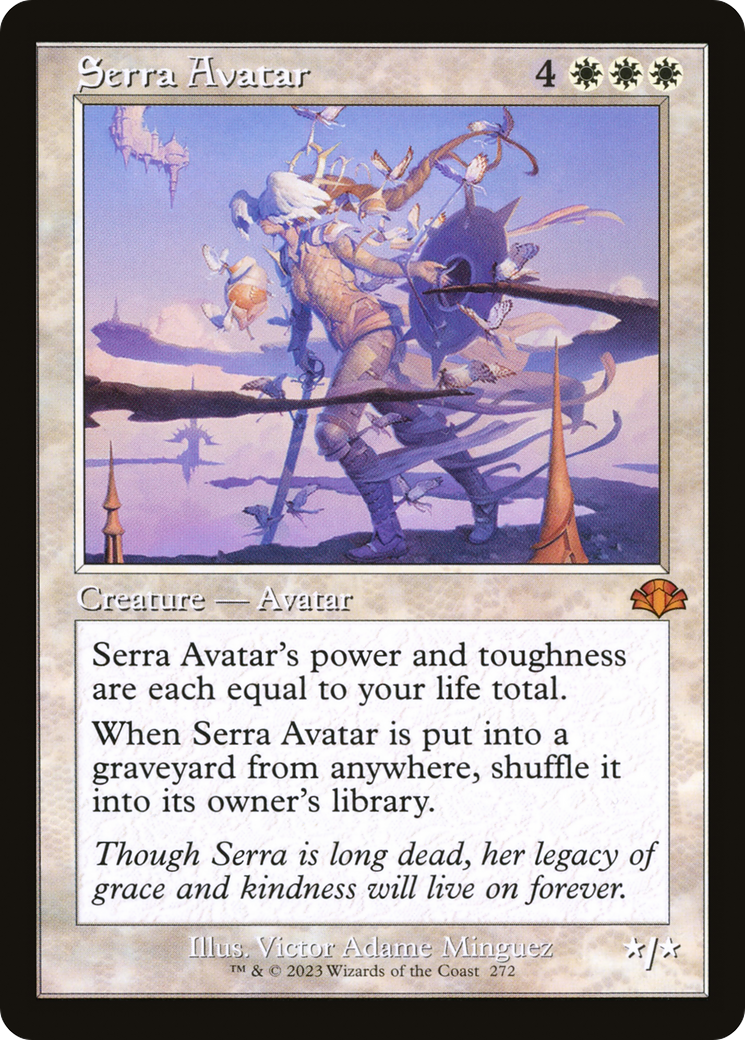 Serra Avatar (Retro) [Dominaria Remastered] | The CG Realm