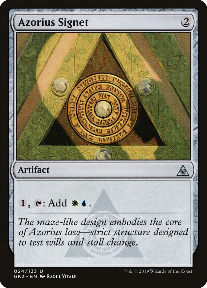 Azorius Signet [Ravnica Allegiance Guild Kit] | The CG Realm