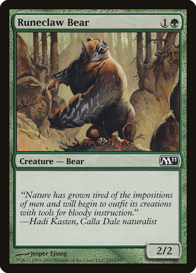 Runeclaw Bear [Magic 2011] | The CG Realm