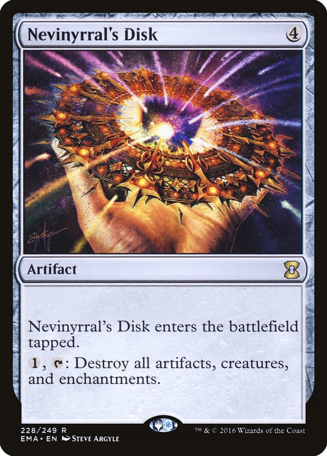 Nevinyrral's Disk [Eternal Masters] | The CG Realm