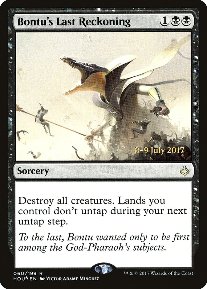 Bontu's Last Reckoning [Hour of Devastation Prerelease Promos] | The CG Realm