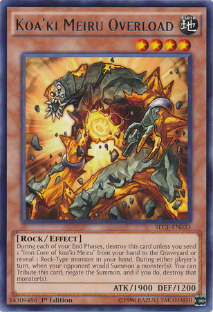 Koa'ki Meiru Overload [SECE-EN033] Rare | The CG Realm