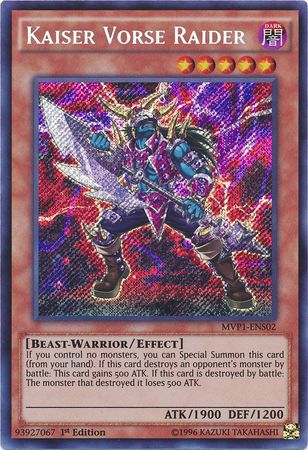 Kaiser Vorse Raider [MVP1-ENS02] Secret Rare | The CG Realm