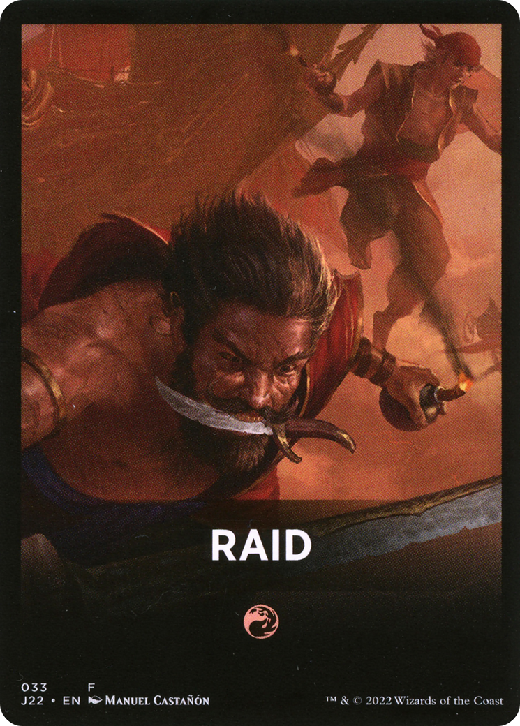 Raid Theme Card [Jumpstart 2022 Front Cards] | The CG Realm