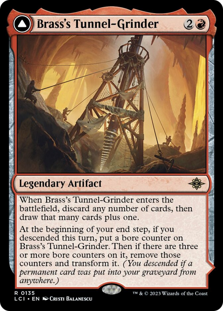 Brass's Tunnel-Grinder // Tecutlan, The Searing Rift [The Lost Caverns of Ixalan] | The CG Realm