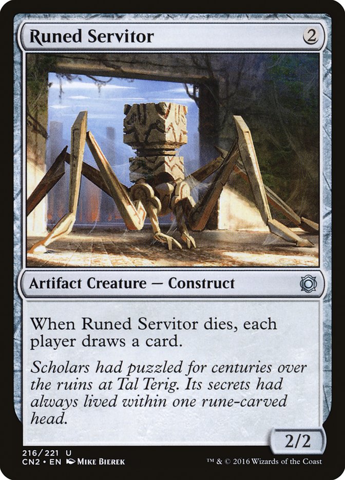 Runed Servitor [Conspiracy: Take the Crown] | The CG Realm