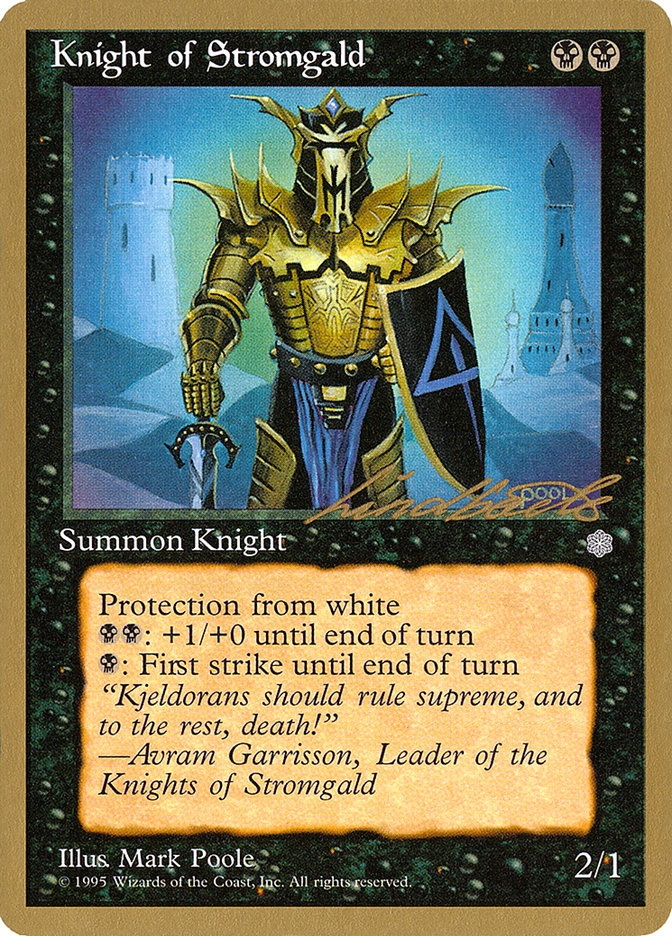 Knight of Stromgald (Leon Lindback) [Pro Tour Collector Set] | The CG Realm