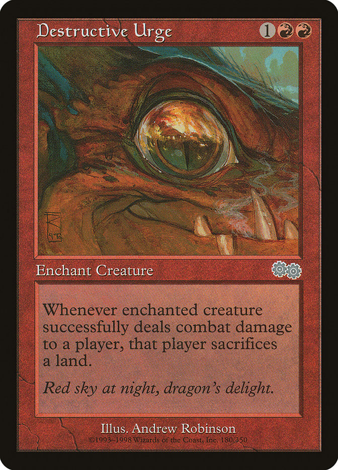 Destructive Urge [Urza's Saga] | The CG Realm