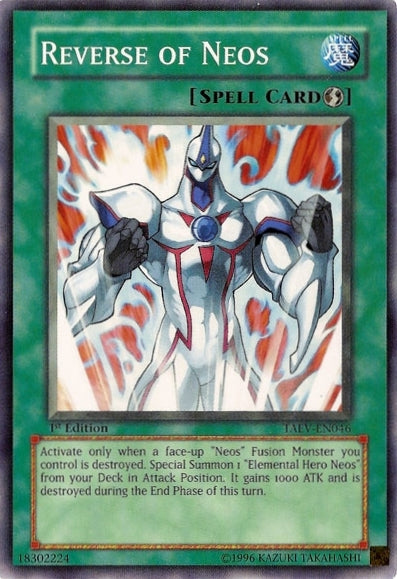 Reverse of Neos [TAEV-EN046] Common | The CG Realm
