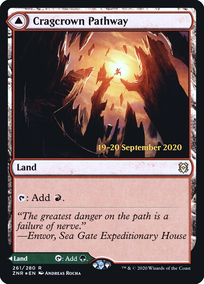 Cragcrown Pathway (PRE-261S) - Zendikar Rising Promos Foil