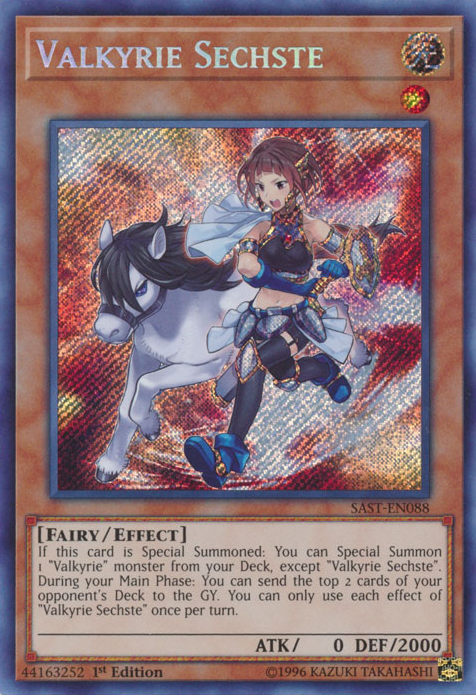 Valkyrie Sechste [SAST-EN088] Secret Rare | The CG Realm