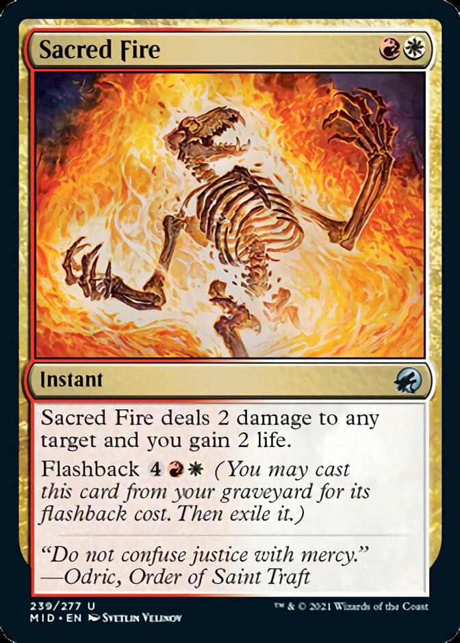 Sacred Fire [Innistrad: Midnight Hunt] | The CG Realm