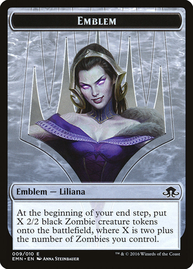 Liliana, the Last Hope Emblem [Eldritch Moon Tokens] | The CG Realm