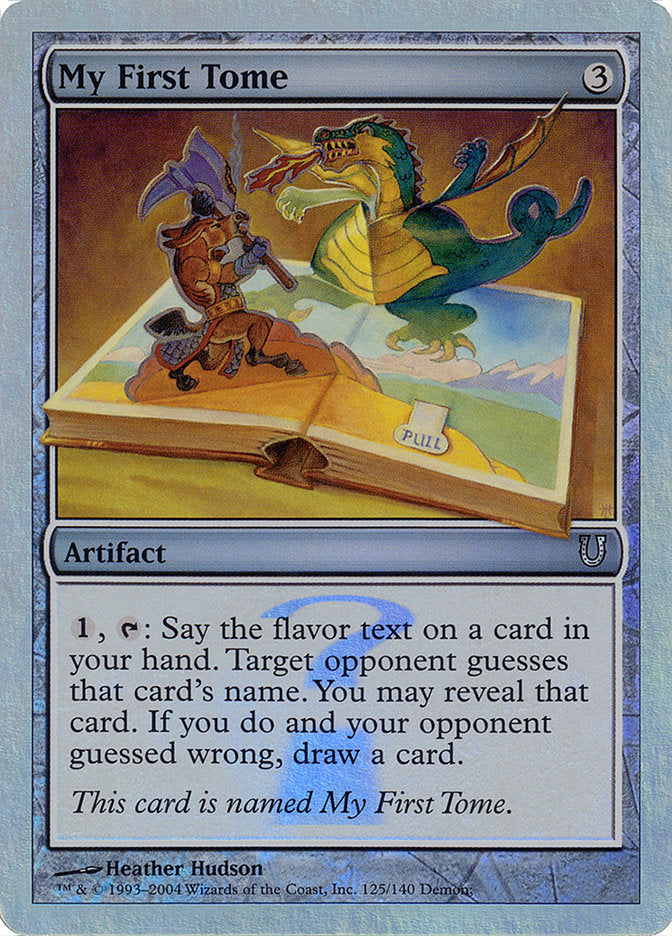 My First Tome (Alternate Foil) [Unhinged] | The CG Realm