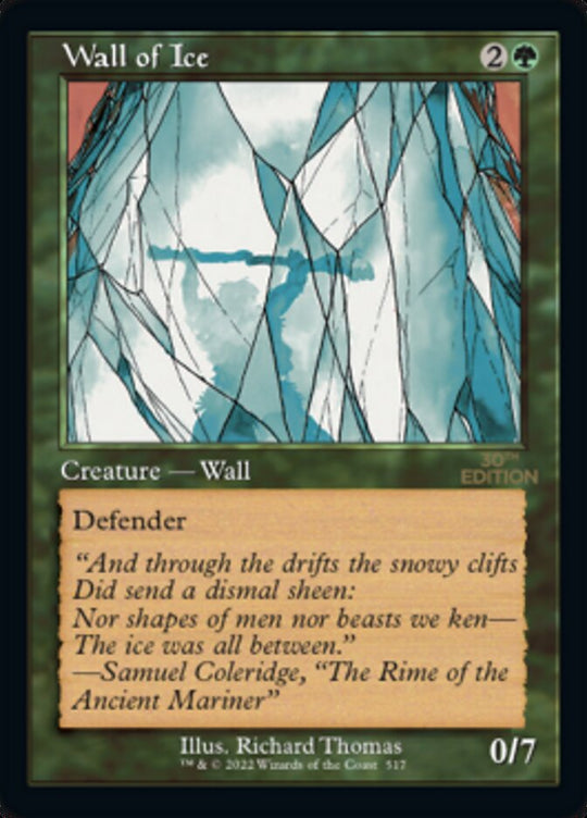 Wall of Ice (Retro Frame) (30A-517) - 30th Anniversary Edition