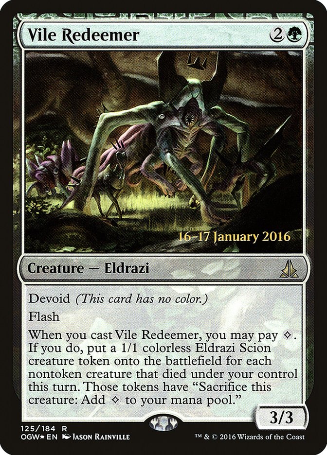 Vile Redeemer [Oath of the Gatewatch Prerelease Promos] | The CG Realm