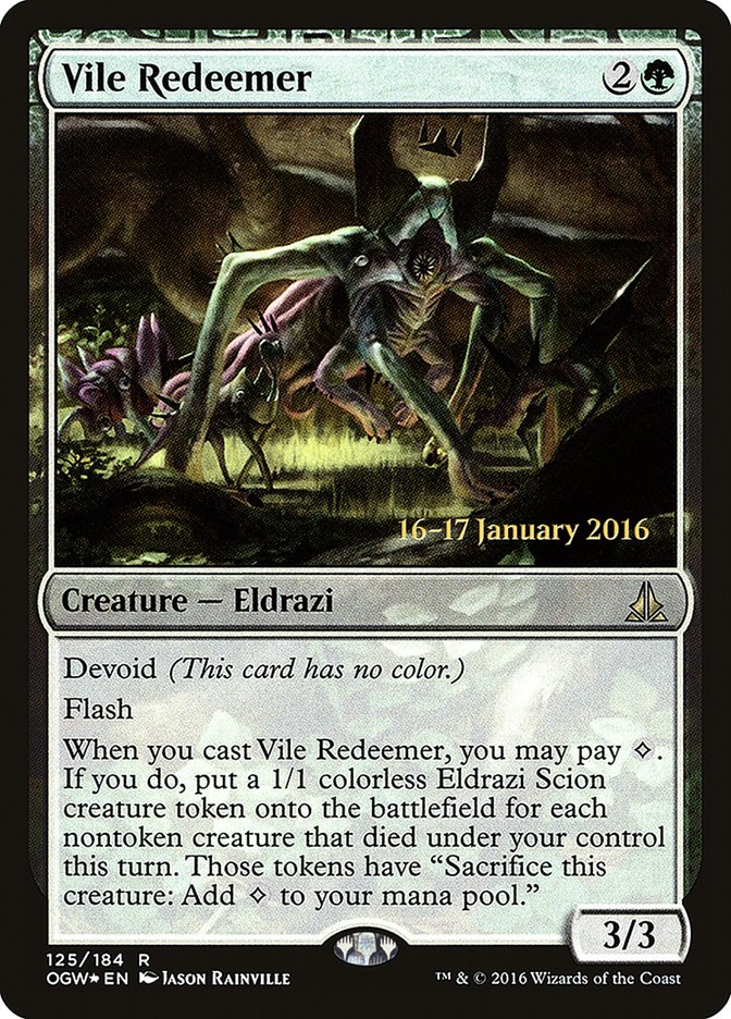 Vile Redeemer [Oath of the Gatewatch Prerelease Promos] | The CG Realm