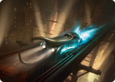 Run Out of Town Art Card [Streets of New Capenna Art Series] | The CG Realm