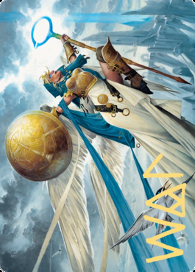 Linvala, Shield of Sea Gate Art Card (Gold-Stamped Signature) [Zendikar Rising Art Series] | The CG Realm