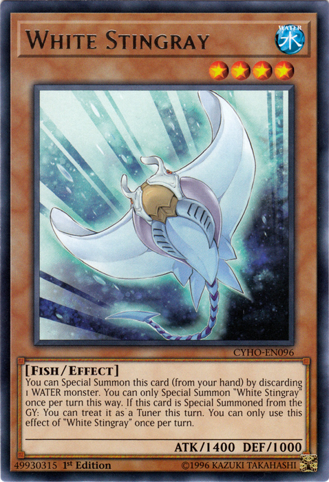 White Stingray [CYHO-EN096] Rare | The CG Realm