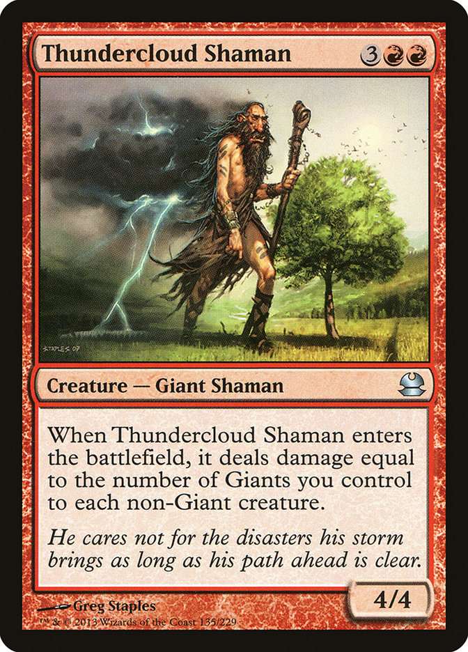 Thundercloud Shaman [Modern Masters] | The CG Realm