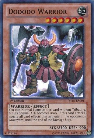 Dododo Warrior [ZTIN-EN001] Super Rare | The CG Realm
