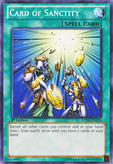 Card of Sanctity [LCJW-EN126] Common | The CG Realm