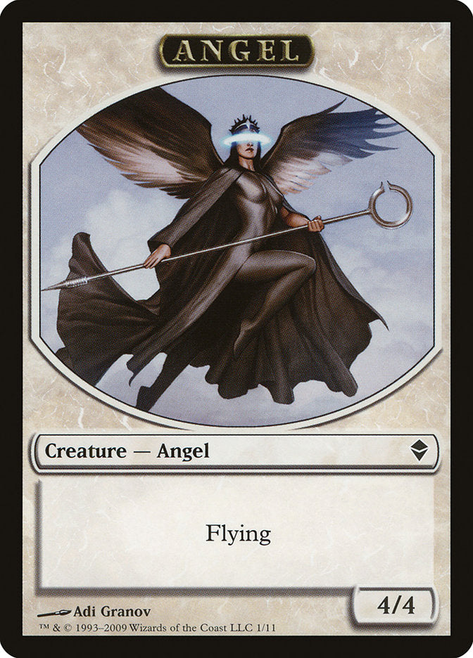 Angel Token [Zendikar Tokens] | The CG Realm