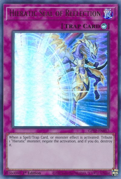 Hieratic Seal of Reflection [GFTP-EN057] Ultra Rare | The CG Realm