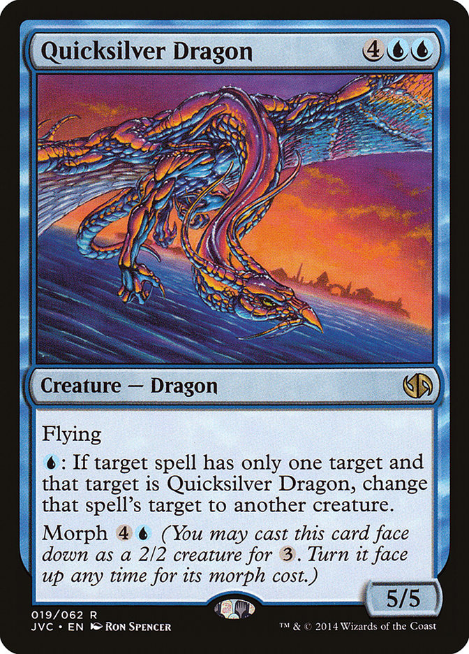 Quicksilver Dragon [Duel Decks Anthology] | The CG Realm