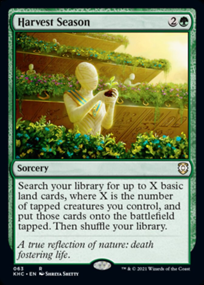 Harvest Season [Kaldheim Commander] | The CG Realm