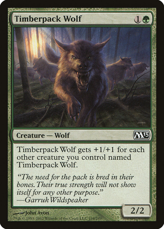 Timberpack Wolf [Magic 2013] | The CG Realm