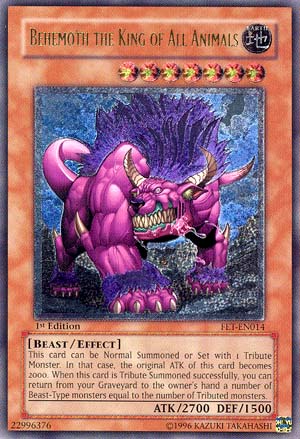 Behemoth the King of All Animals [FET-EN014] Ultimate Rare | The CG Realm
