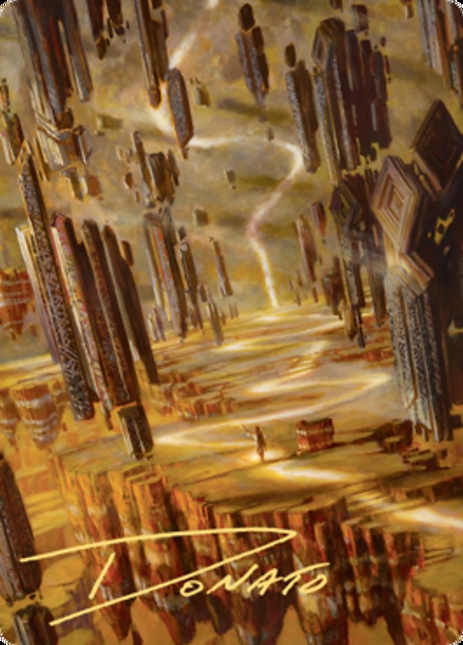 Brightclimb Pathway Art Card (Gold-Stamped Signature) [Zendikar Rising Art Series] | The CG Realm
