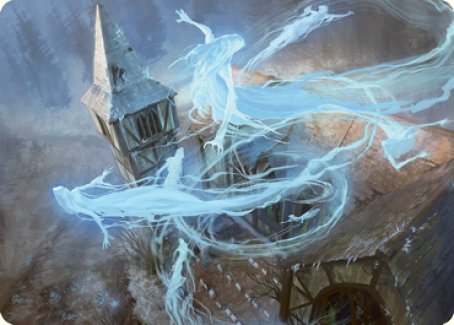 Hallowed Haunting Art Card [Innistrad: Crimson Vow Art Series] | The CG Realm