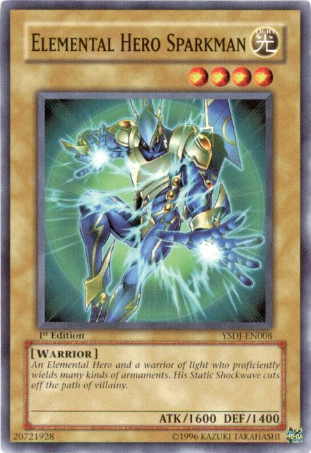 Elemental HERO Sparkman [YSDJ-EN008] Common | The CG Realm