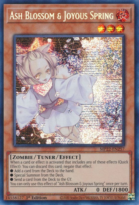 Ash Blossom & Joyous Spring [MP22-EN257] Prismatic Secret Rare | The CG Realm